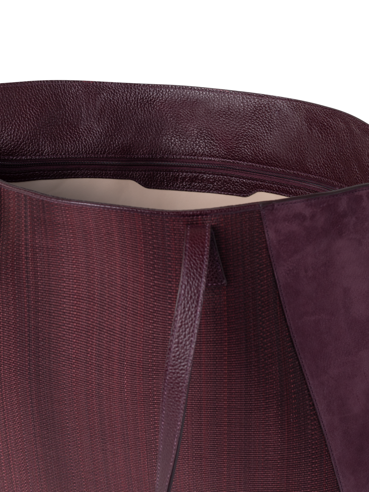 Designer Ai Medium Shoulder Tote - Violett - Weinrot - Rot