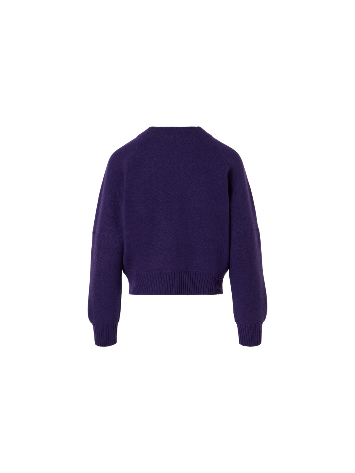 Designer Strickjacke aus Kaschmir-Piqué - Violett