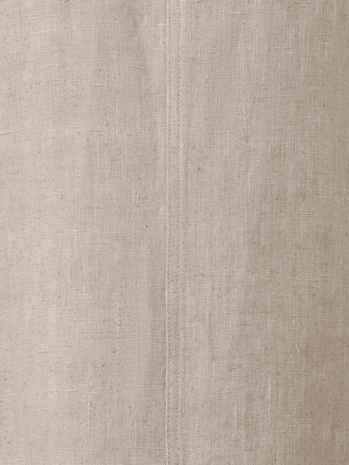 Designer Langer Bleistiftrock aus Leinen - Beige