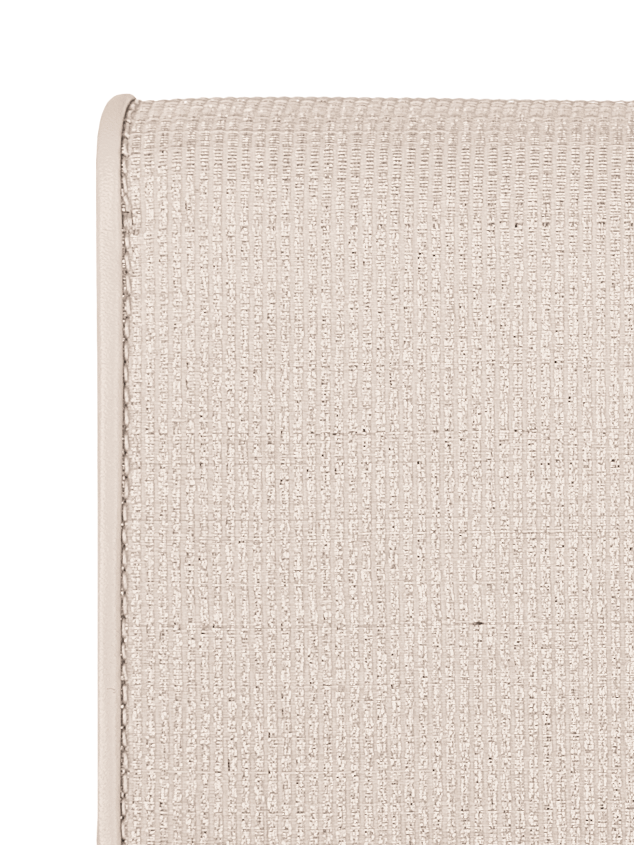 Designer Long zip wallet, 19 x 10 x 2,5 cm - Ecru - Beige