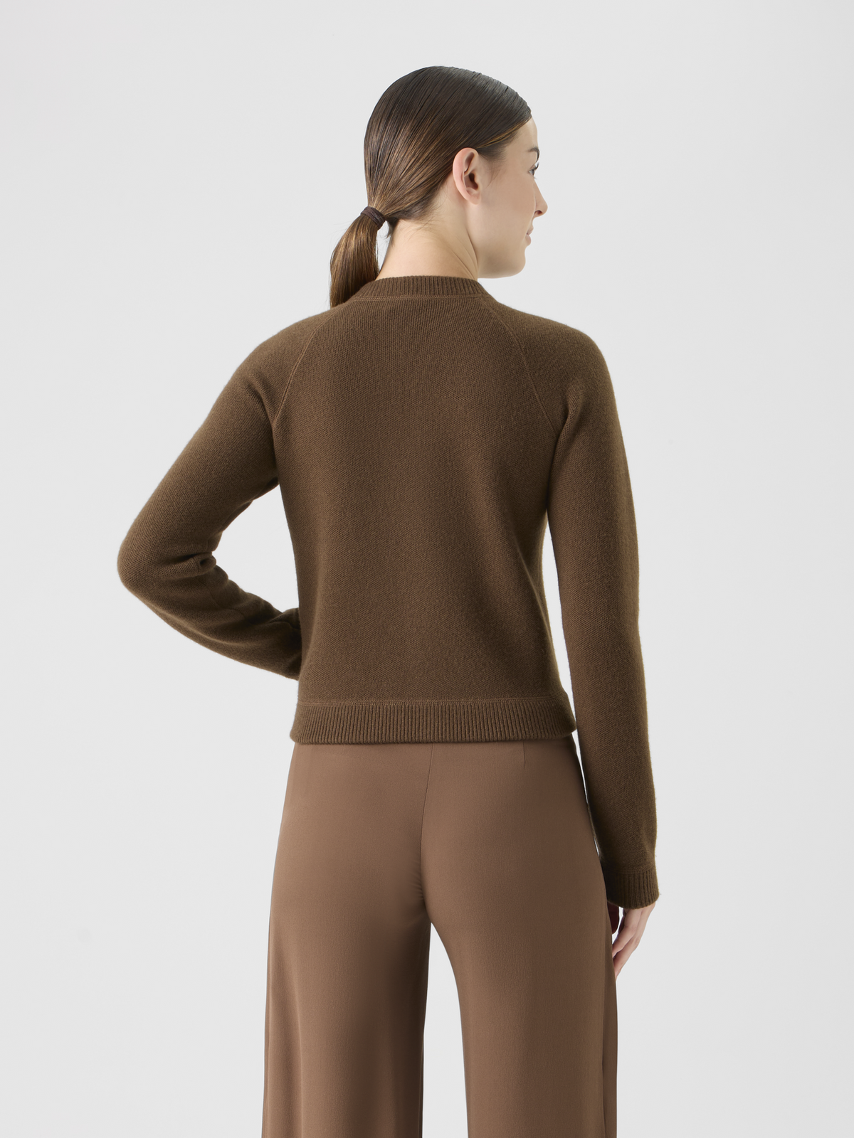 Designer Kurzer Cardigan aus Kaschmir-Piqué #editorial