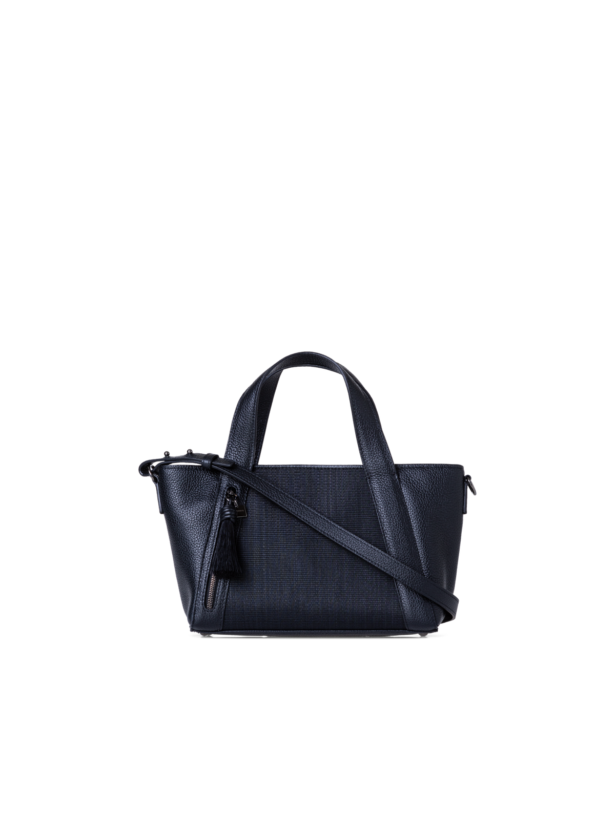 Designer Alexa Little Zip Top Handle Tote - Schwarz