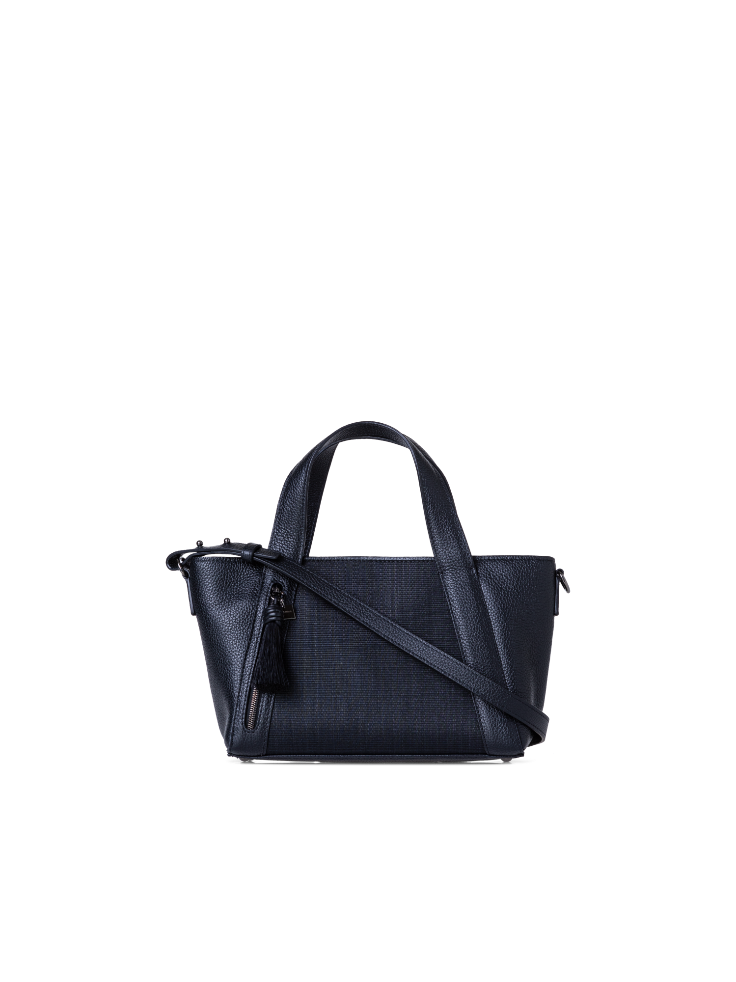 Designer Alexa Little Zip Top Handle Tote - Schwarz