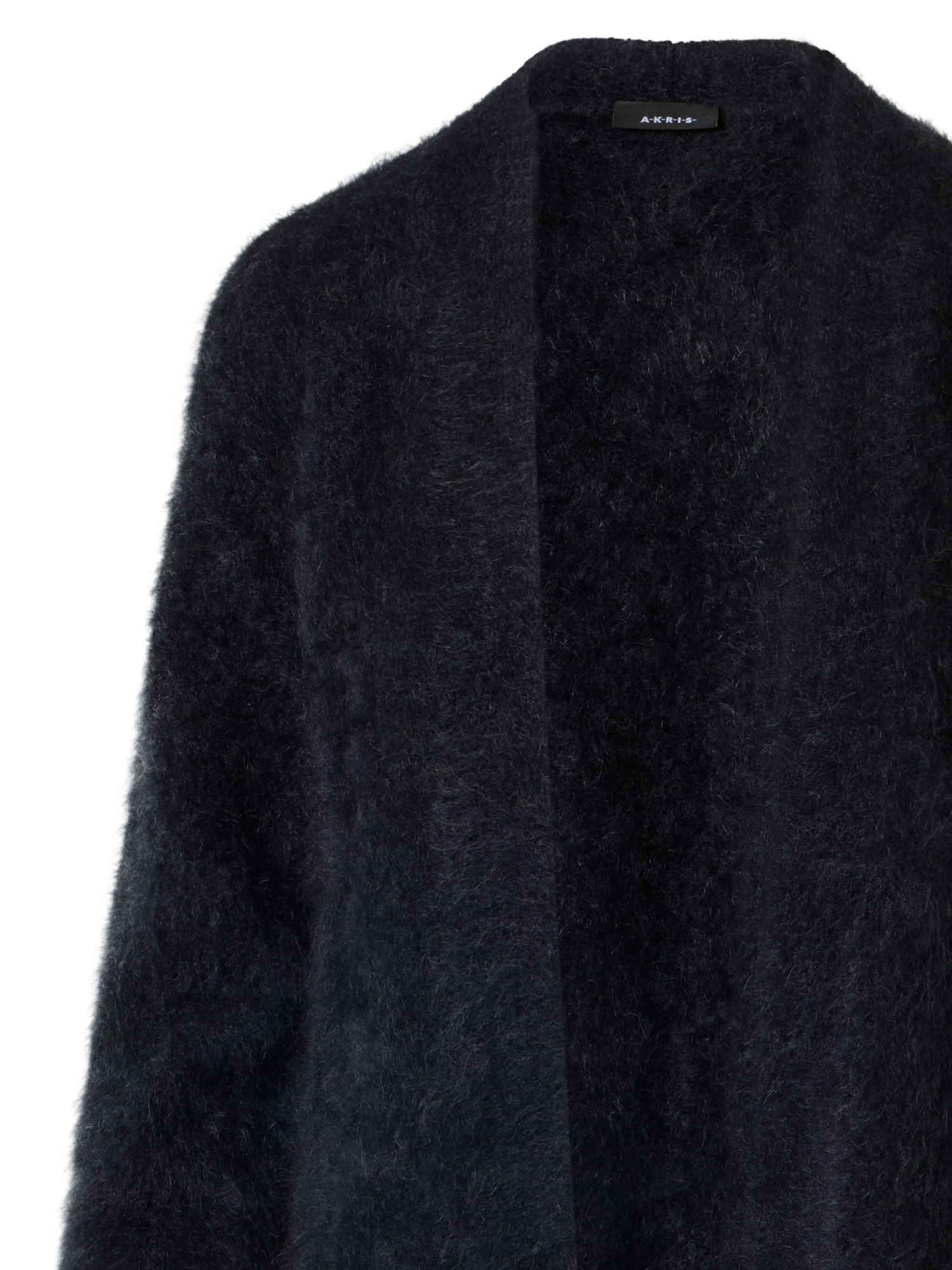 Designer Maxi-Strickmantel aus Cloud Cashmere - Grau