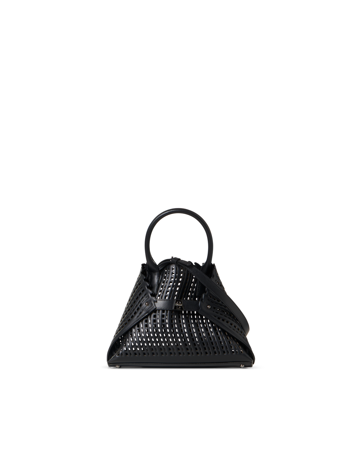 Designer Ai Little Top Handle Tote Bag - Schwarz