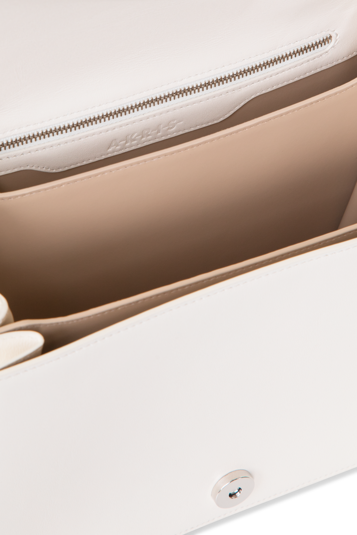 Designer Alice Medium Top Handle Bag - Ecru - Weiss