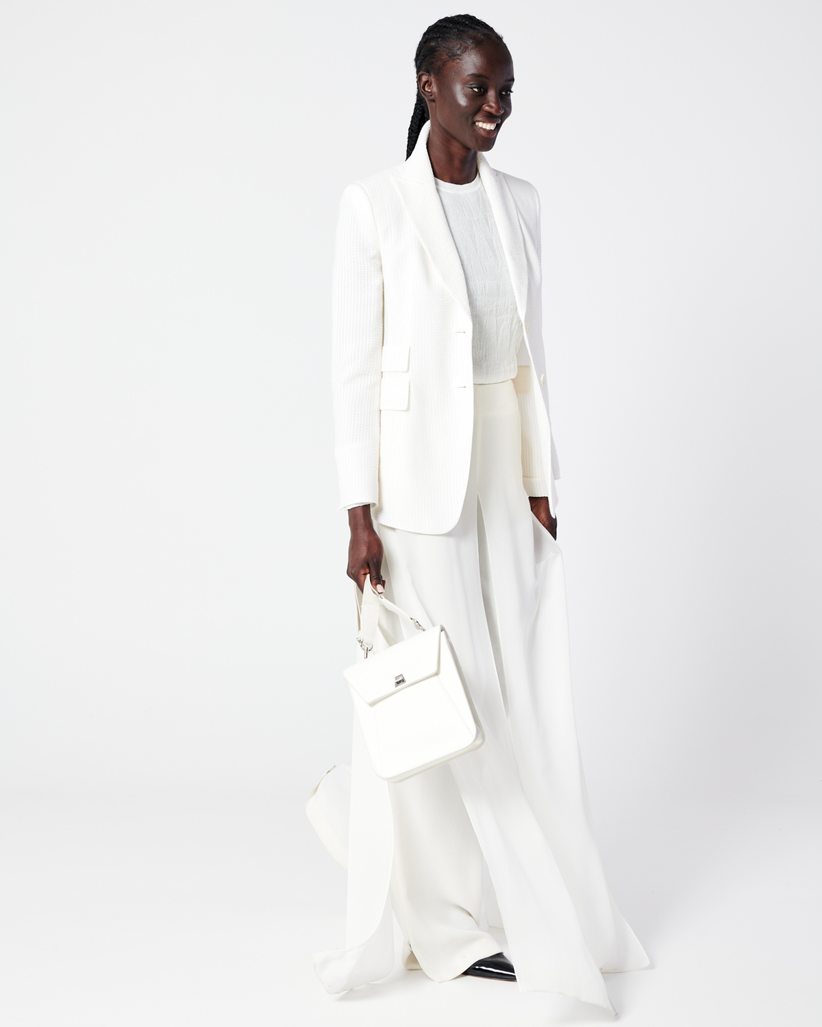 Designer Anouk Little Messenger Bag - Weiss #editorial