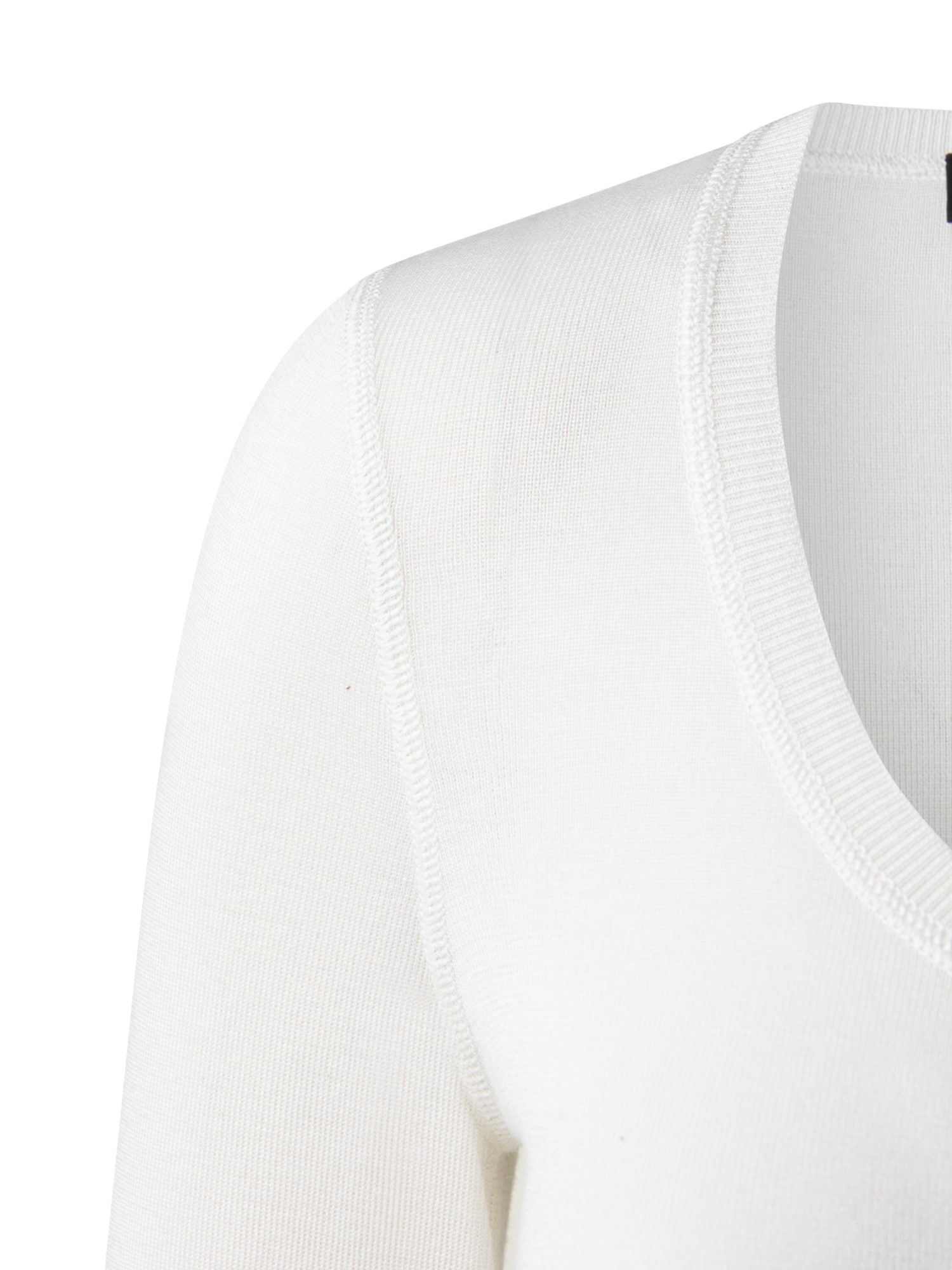 Designer Kaschmir-Seiden-Pullover mit Rundhalsausschnitt
