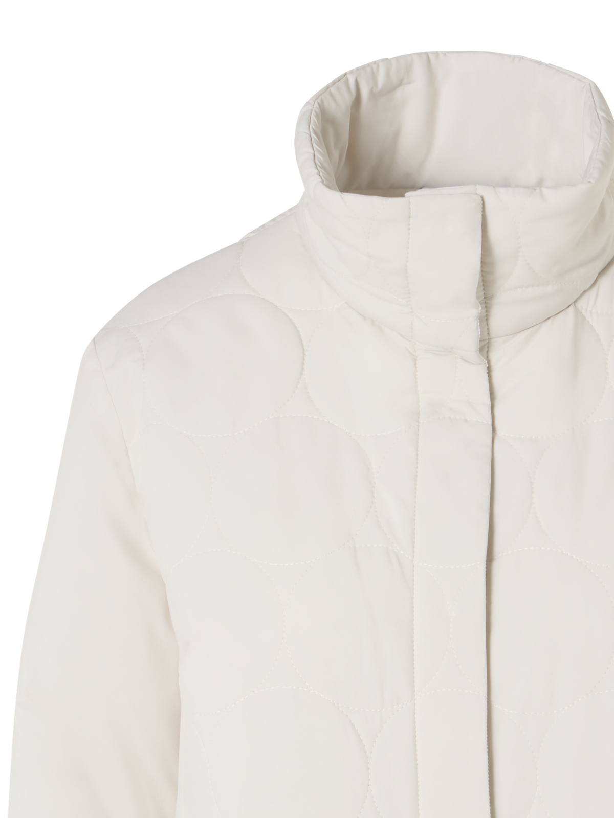 Designer Jacke mit charakteristischer Dot Steppung - Ecru - Beige