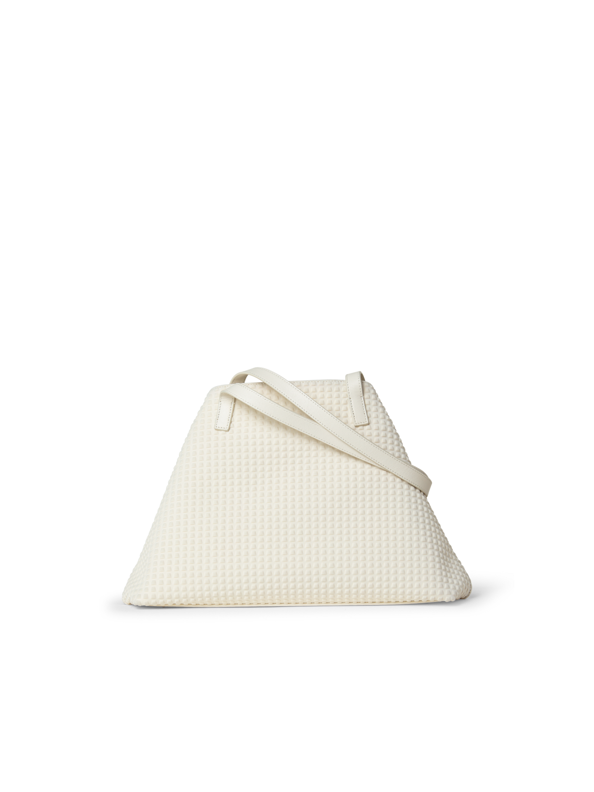 Designer Ai Small Shoulder Tote - Weiss