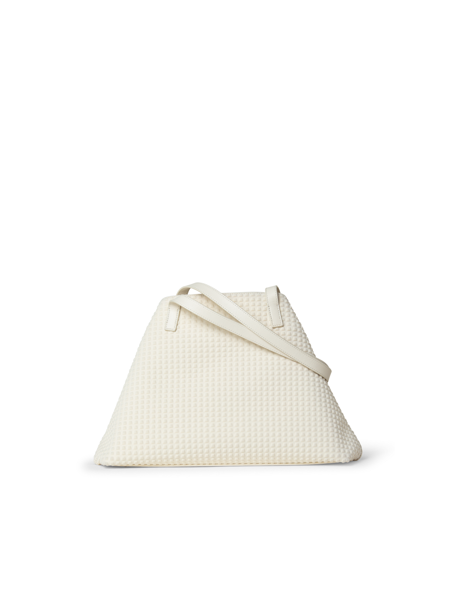 Designer Ai Small Shoulder Tote - Weiss