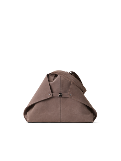 Designer Ai Medium Shoulder Tote Bag - Braun