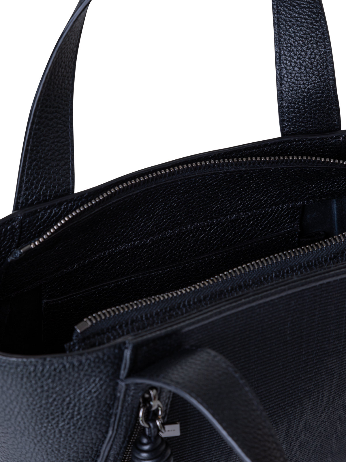 Designer Alexa Little Zip Top Handle Tote - Schwarz