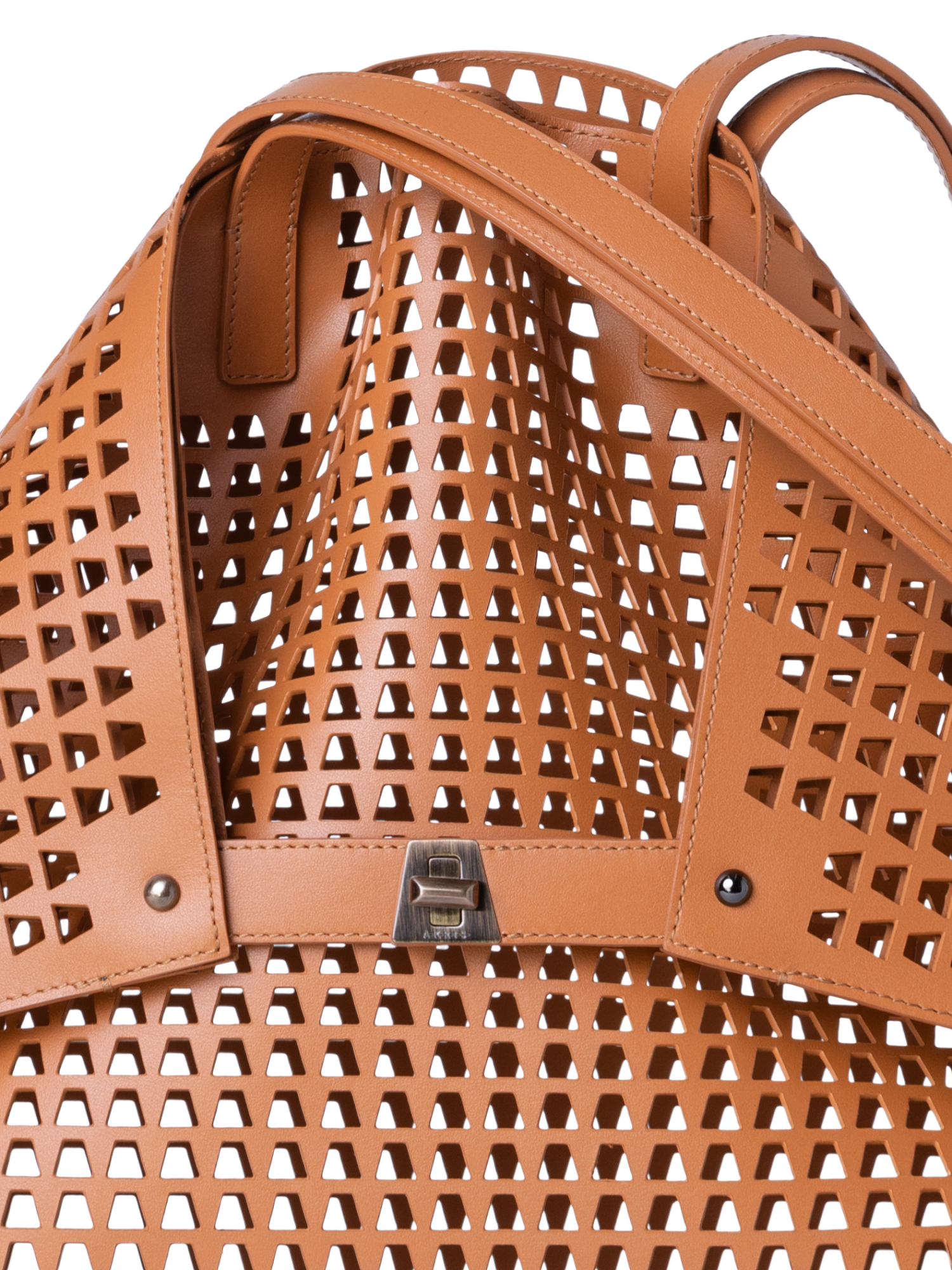 Designer Ai Medium Shoulder Tote - Braun