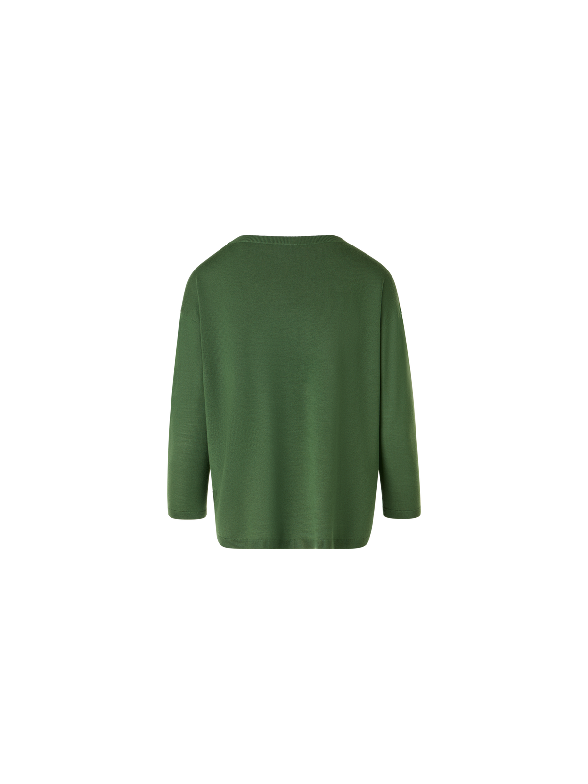 Designer Strickpullover aus Merinowolle - Grün