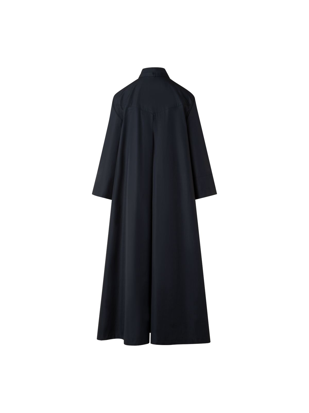 Designer Midi-Hemdkleid mit Dandelion Druck - Schwarz - Bunt