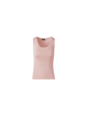 Designer Seiden-Stricktop - Orange
