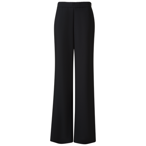 Gerade Hose aus Cool Wool mit elastischem Bund