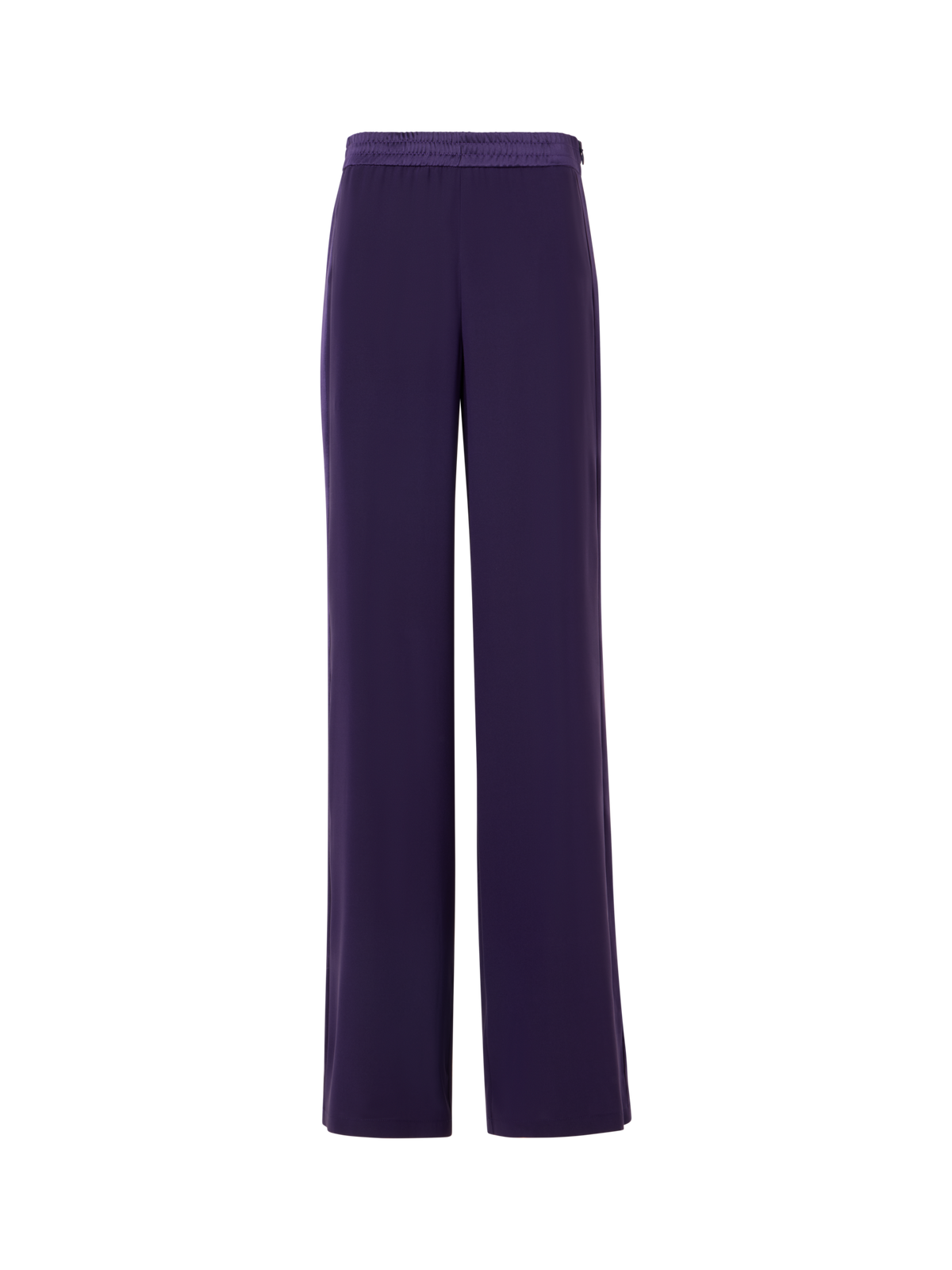 Designer Filibert Straight-Leg Hose aus Stretch-Seide - Violett
