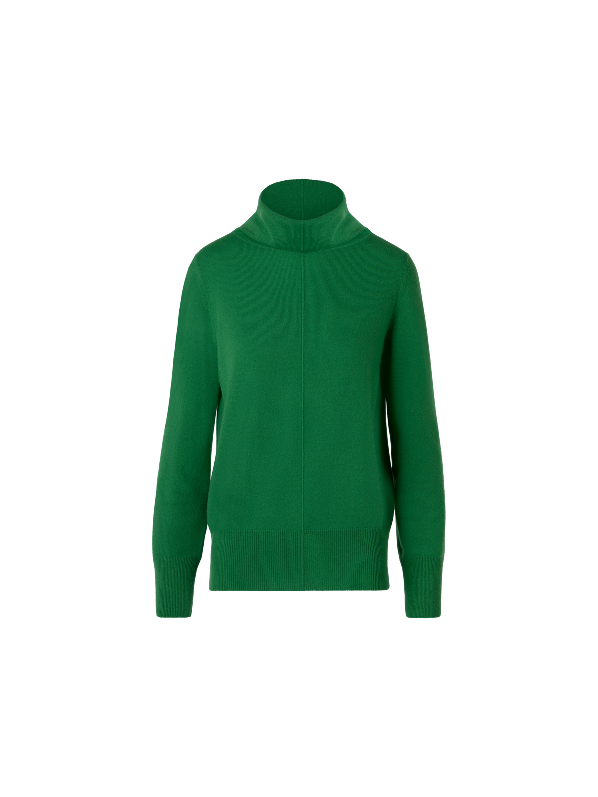 Designer Kaschmirpullover mit weitem Rollkragen - Grün