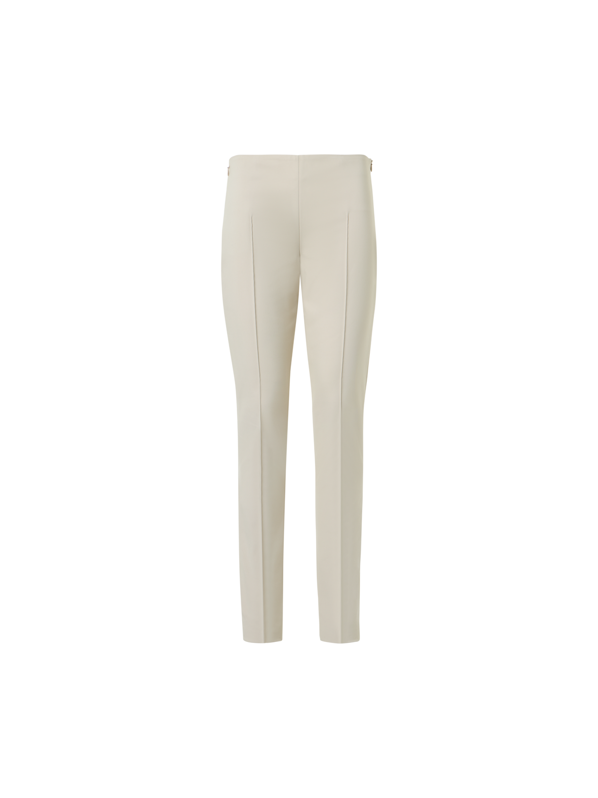 Designer Schmale Techno-Stretch-Hose aus Baumwolle - Beige
