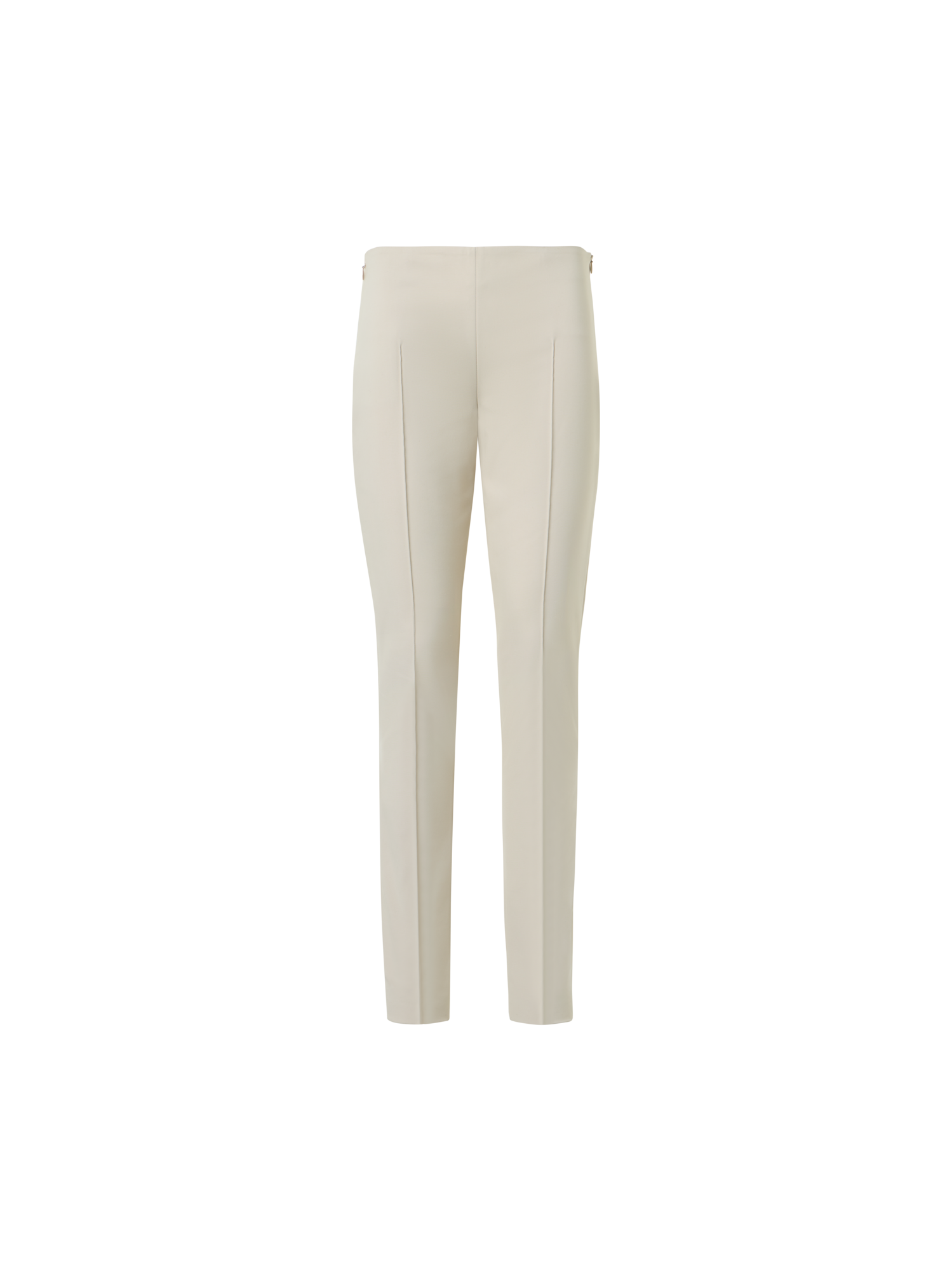 Designer Schmale Techno-Stretch-Hose aus Baumwolle - Beige
