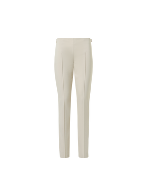 Designer Schmale Techno-Stretch-Hose aus Baumwolle - Beige