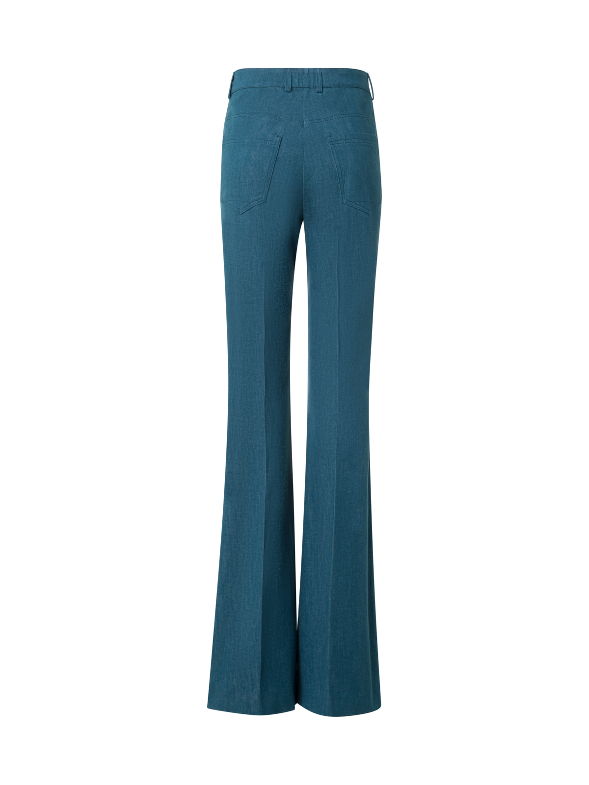 Designer Farid Bootcut Hose aus Stretch-Baumwoll-Denim - Blau