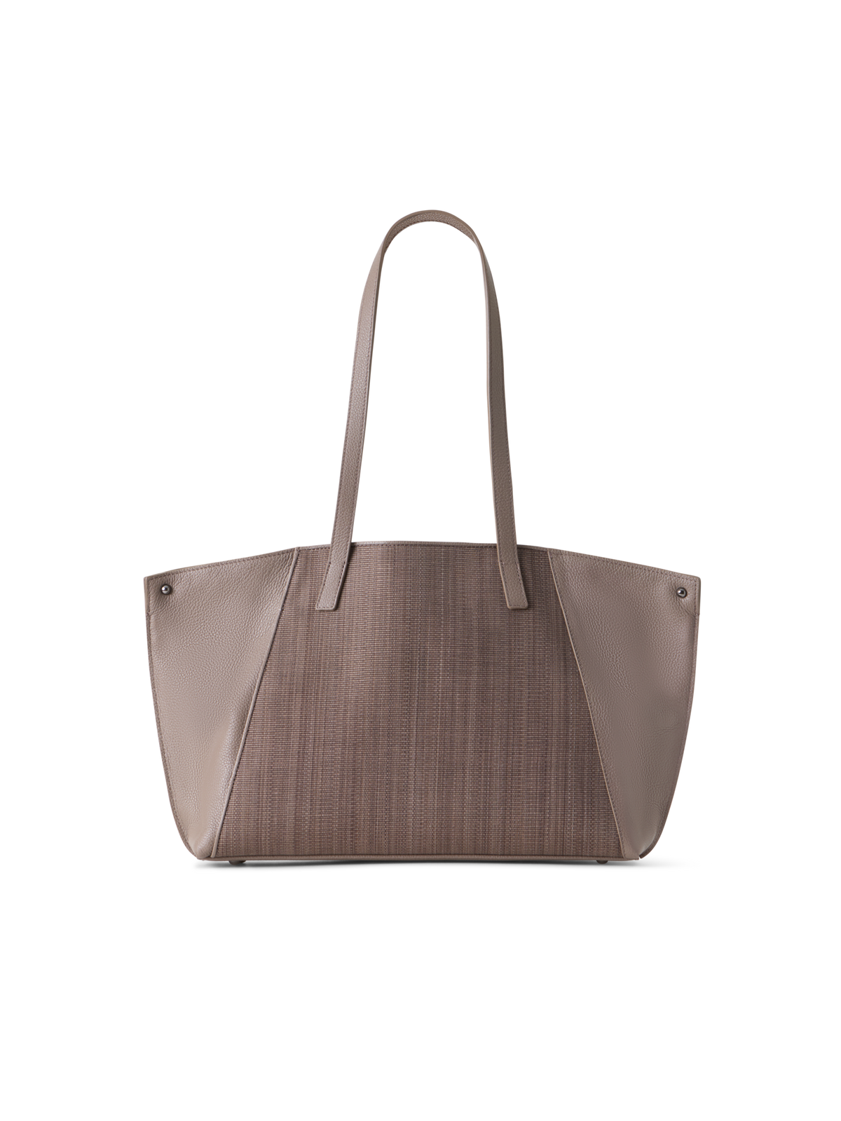Designer Ai Small Shoulder Tote Bag - Braun