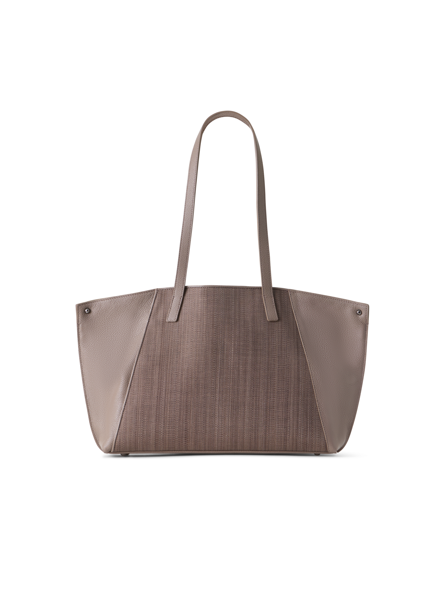 Designer Ai Small Shoulder Tote Bag - Braun