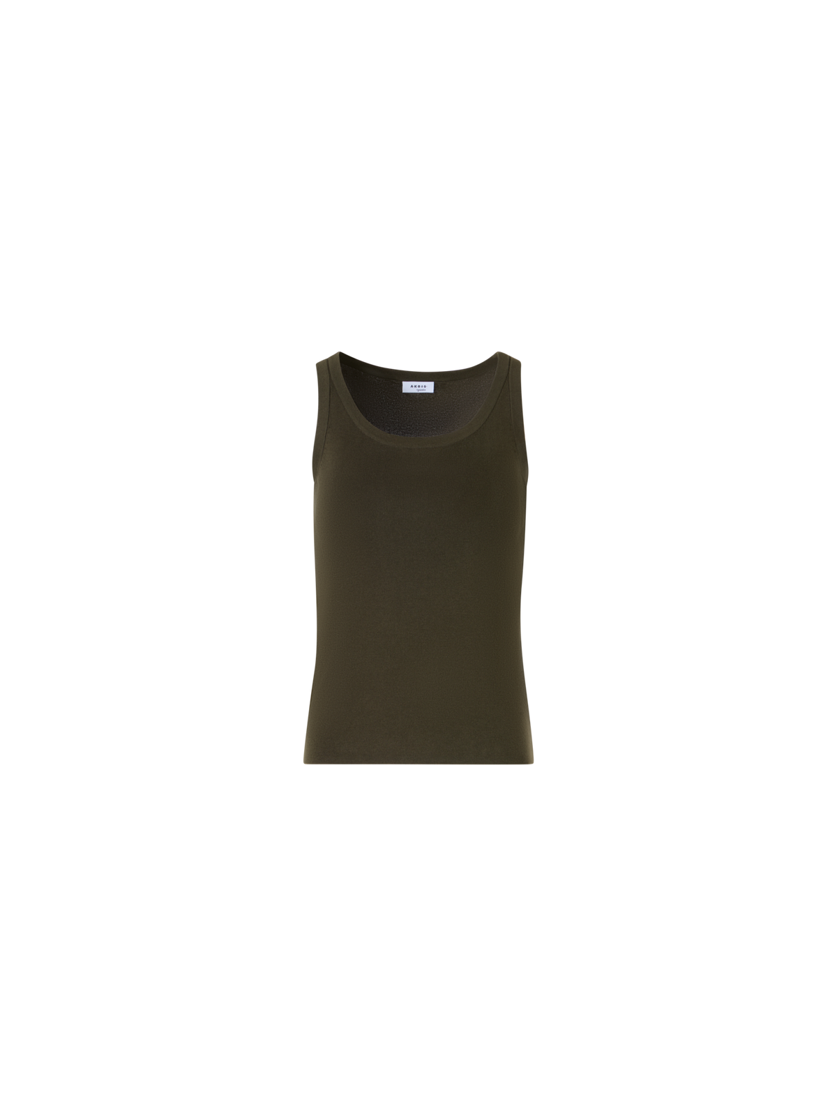 Designer Ärmelloses Stricktop aus Baumwolle - Grün