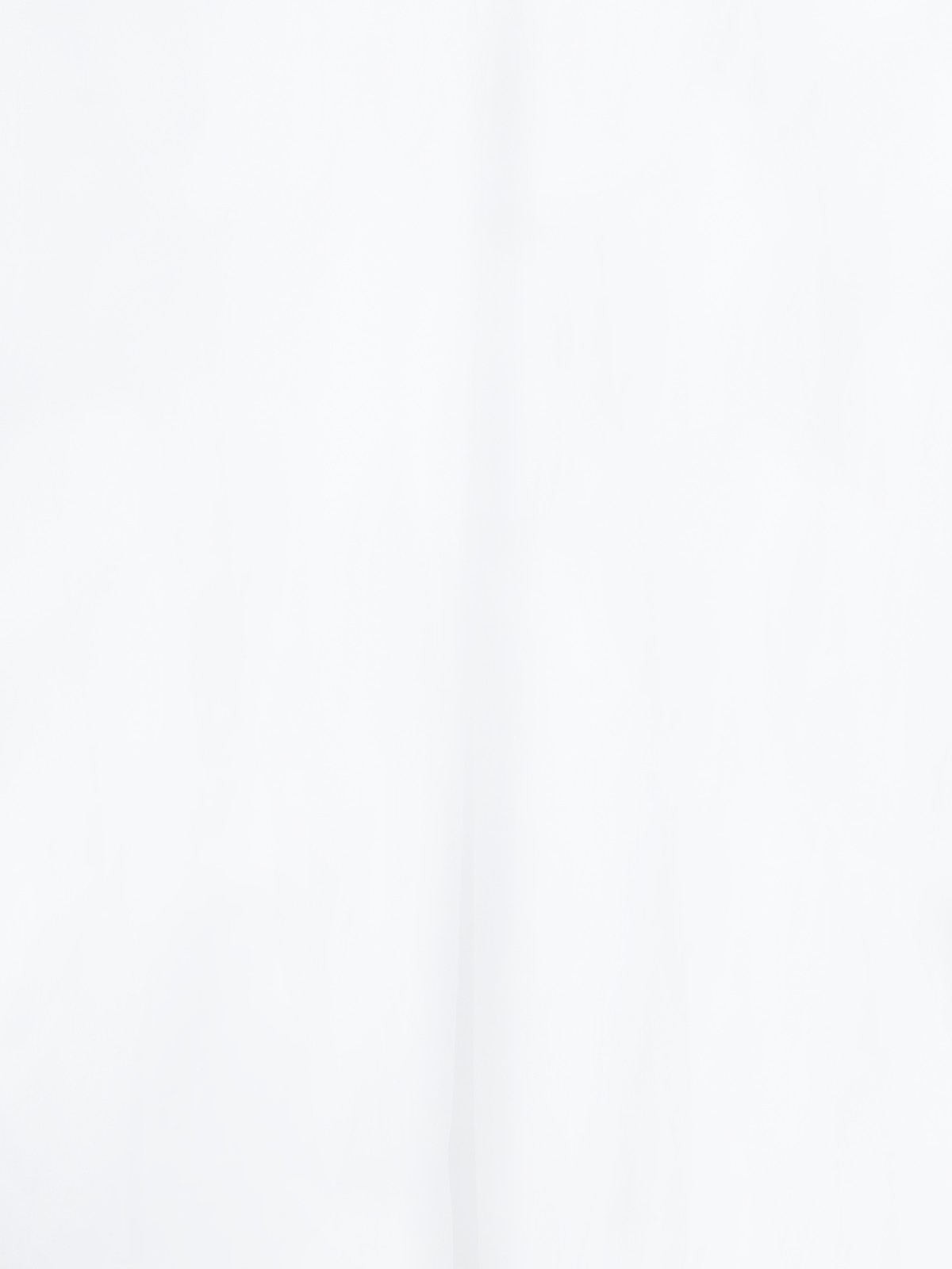 Designer Oversize Tunika-Bluse aus Baumwolle - Ecru - Weiss