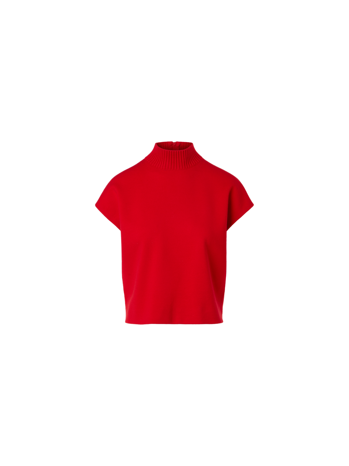 Designer Leuchtend roter Milano-Strick Pullover - Rot