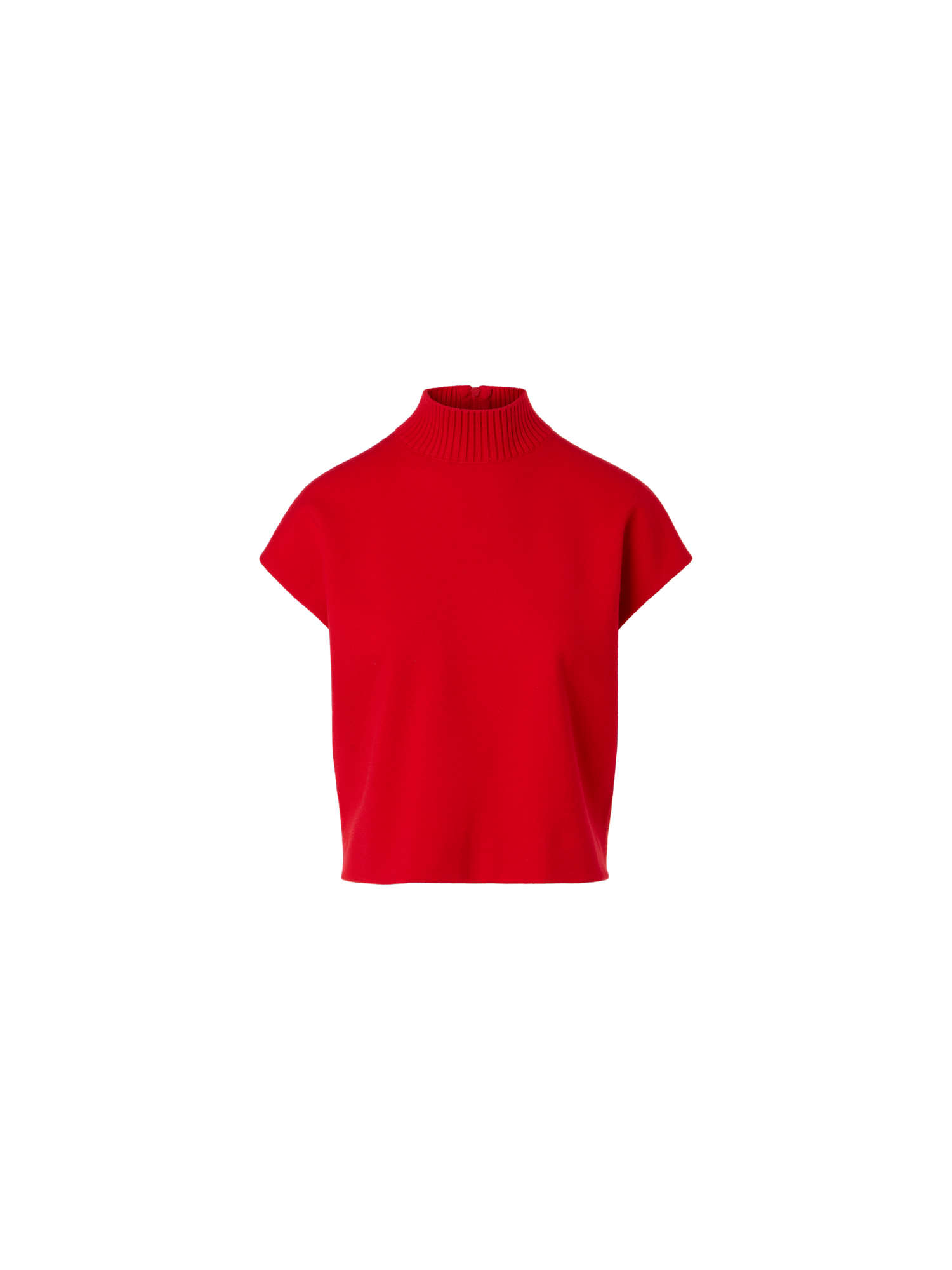 Designer Leuchtend roter Milano-Strick Pullover - Rot