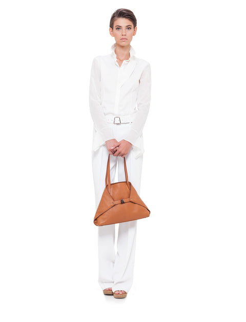 Small Shoulder Bag in Cervocalf Leather