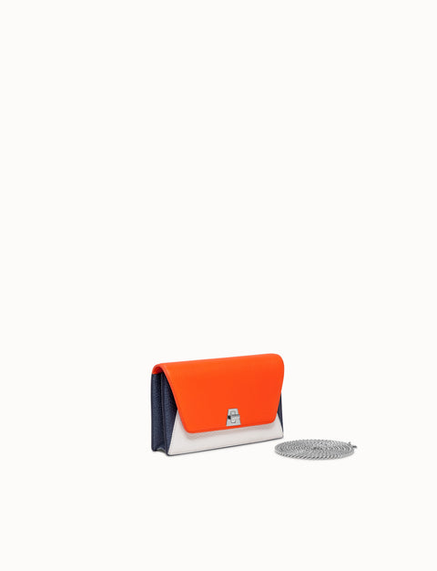 Umhängetasche, Schultertasche, Clutch aus Cervo-Kalbsleder