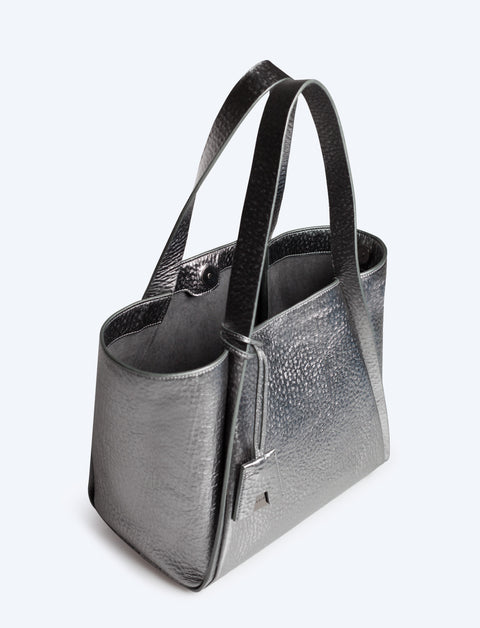 Small Alex Handbag In Hammered Leather