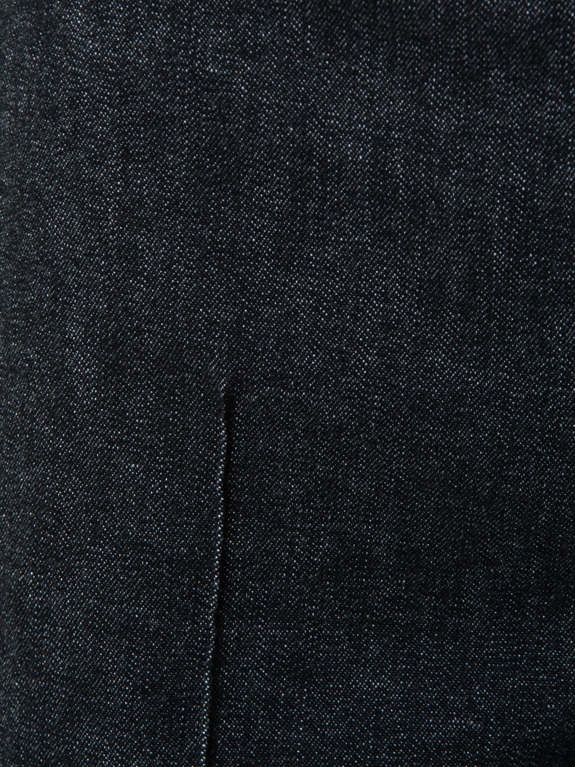 Stretch Denim Bootcut Hose - Schwarz
