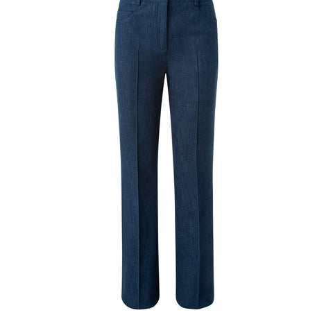 Stretch Denim Bootcut Pants