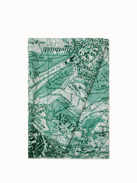 Schal bedruckt mit St. Galler Karte