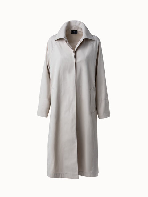 Mantel aus Baumwoll-Gabardine