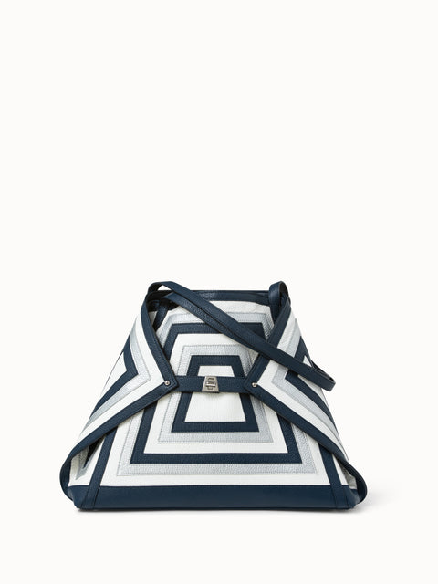 Medium Ai Shoulder Bag in Infinite Trapezoid Patchwork