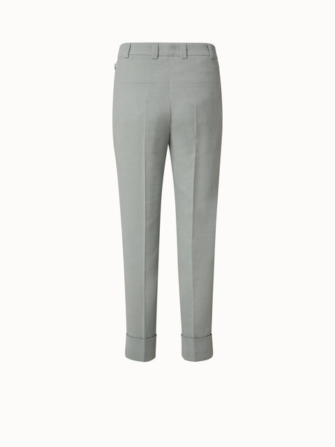 Maxima Cotton Silk Structured Double Face Pant