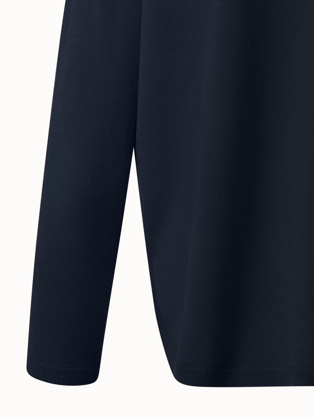 Pullover aus Merinowolle - Dunkelblau