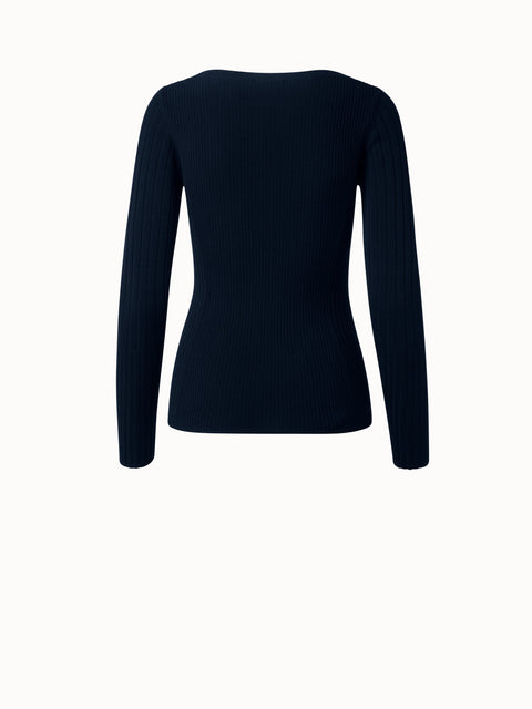 Merino Scoop Neck Pullover