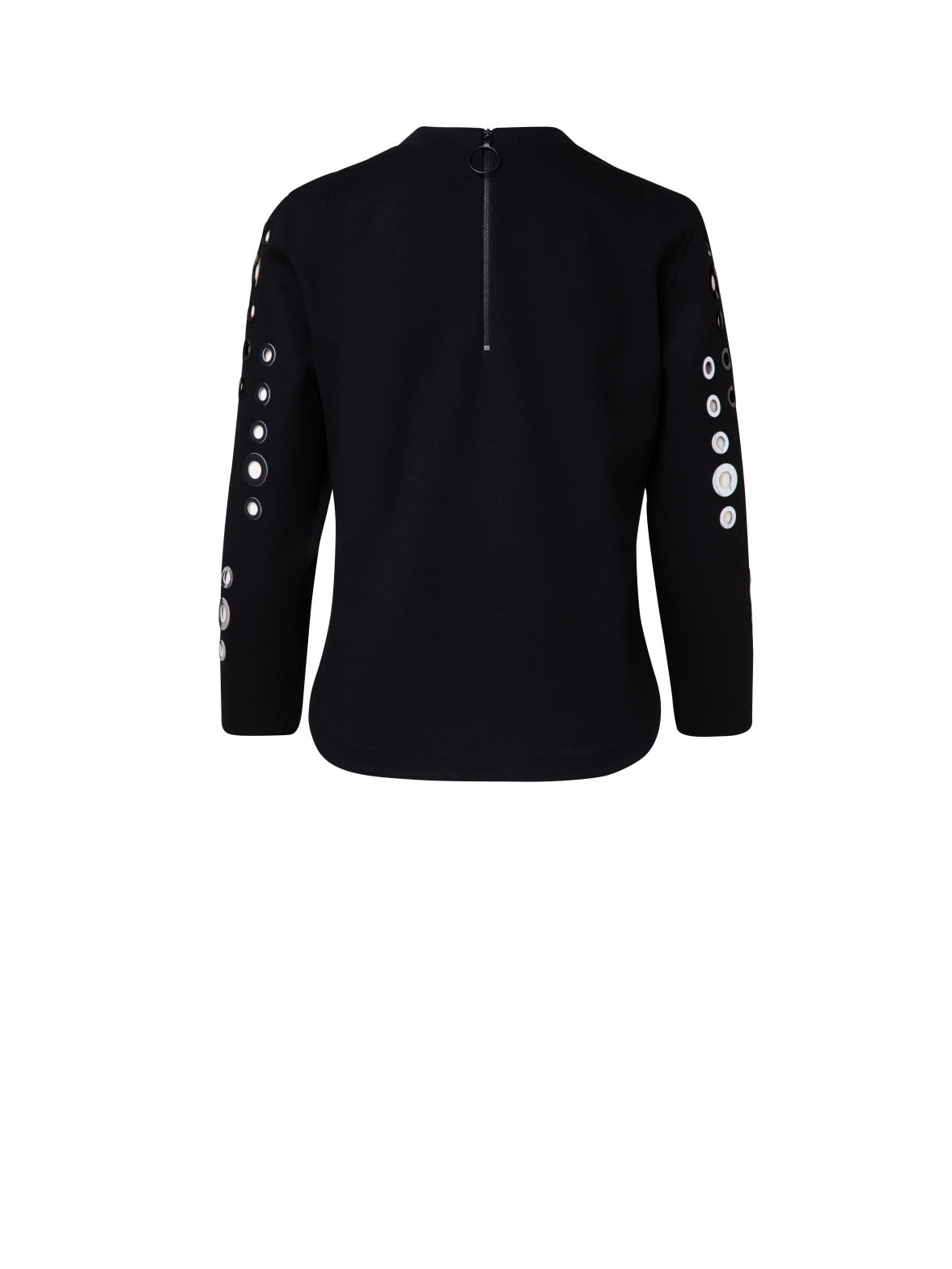 long sleeve bracelet shirt with back zipper
