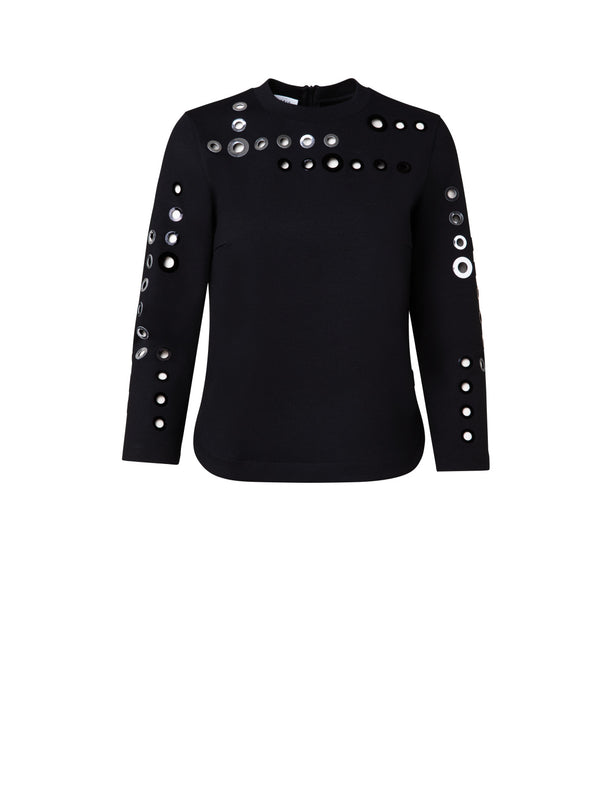 long sleeve bracelet shirt with back zipper