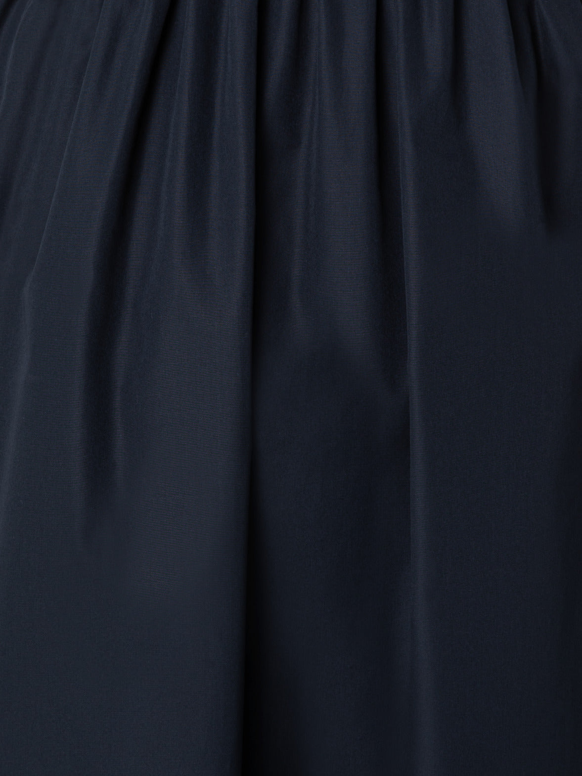 Cotton Poplin Midi Dress - black