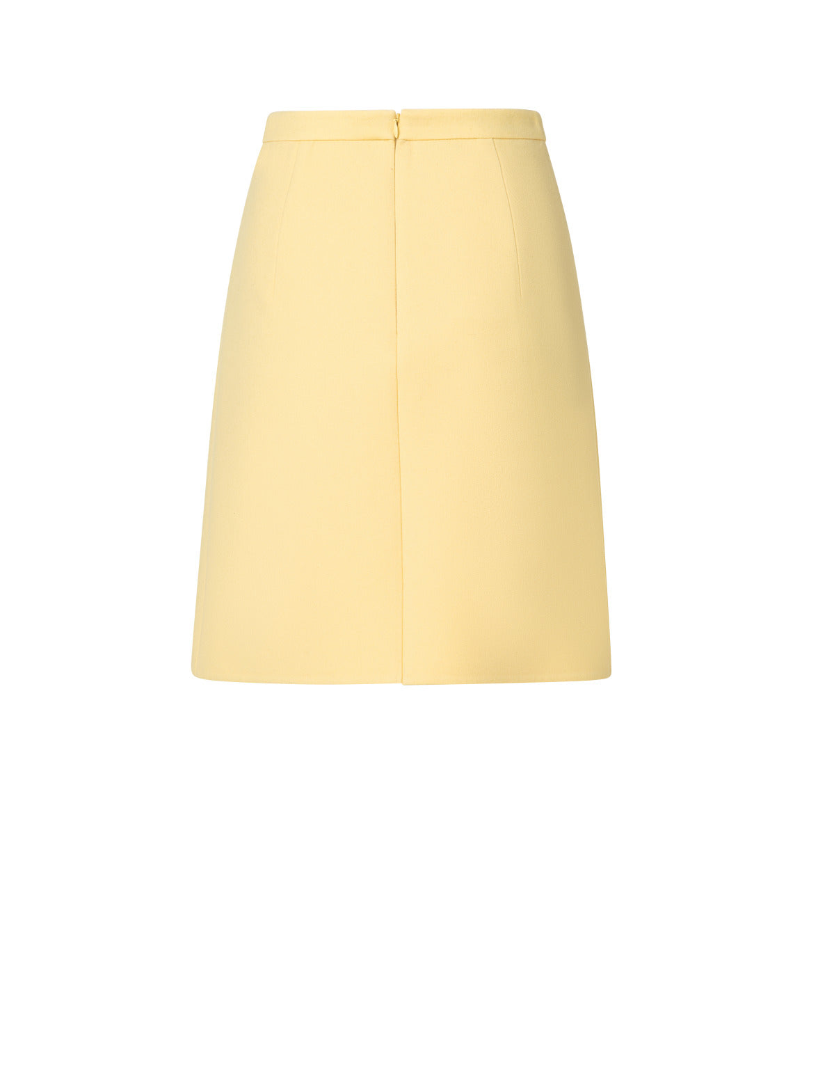 Wool Double Face A-Line Skirt