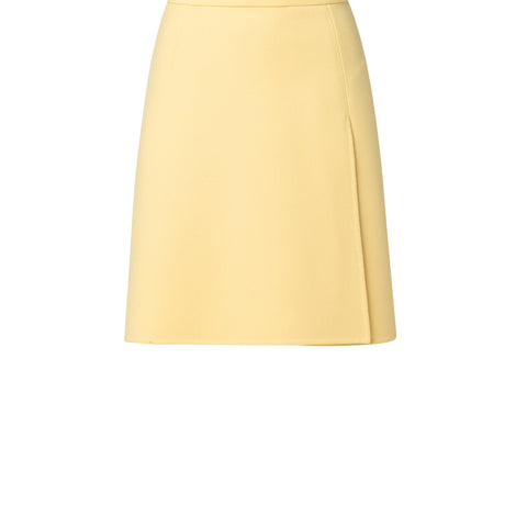 Wool Double-Face Short Skirt